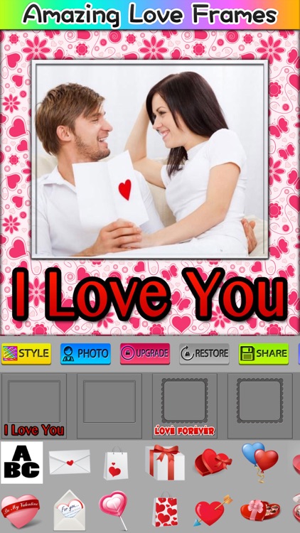 Amazing Love Photo Frames
