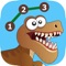 Dot To Dot Dinosaurs for kids - Fun Children's Educational Jigsaw Puzzle Games for Little Girls and boys age 3 + HD