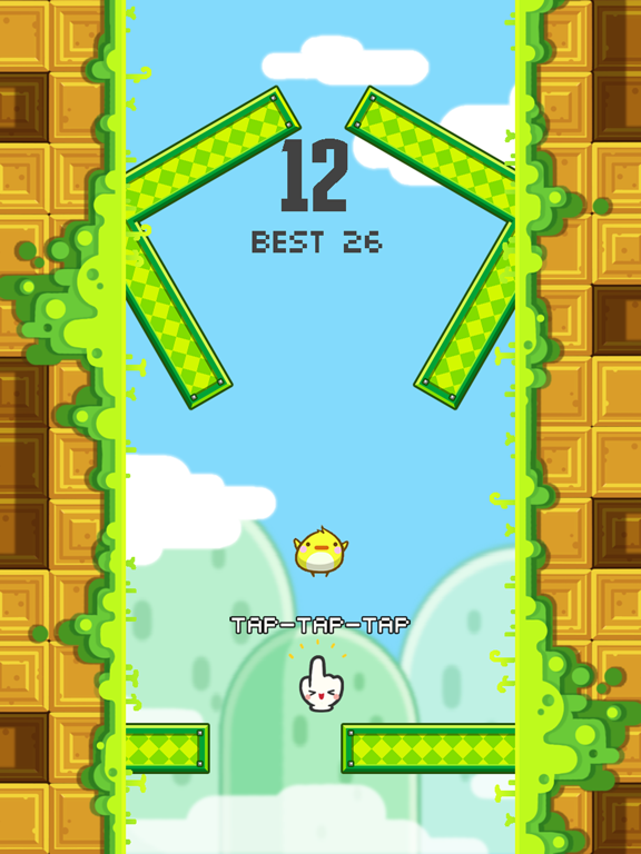 Screenshot #5 pour Chick UP!! (The Vertical Version of a Flappy Little Bird Adventure)