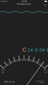 Fine Bass Tuner screenshot
