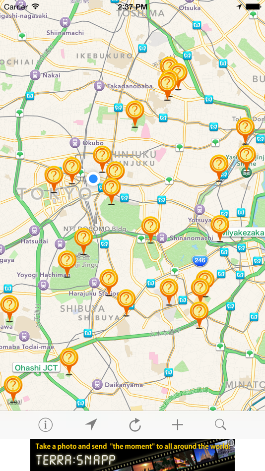 Secret tourist attraction information sharing map - 1.3 - (iOS)