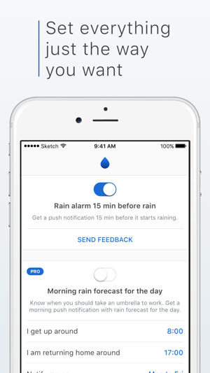 Raincoat Rain Alarm - Minimal Local Weather and Precipitatio(圖4)-速報App