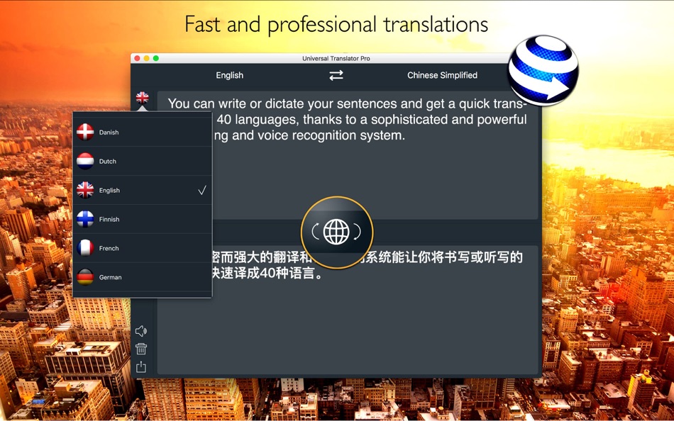 #2. Universal Translator language (macOS) 由: luca calciano