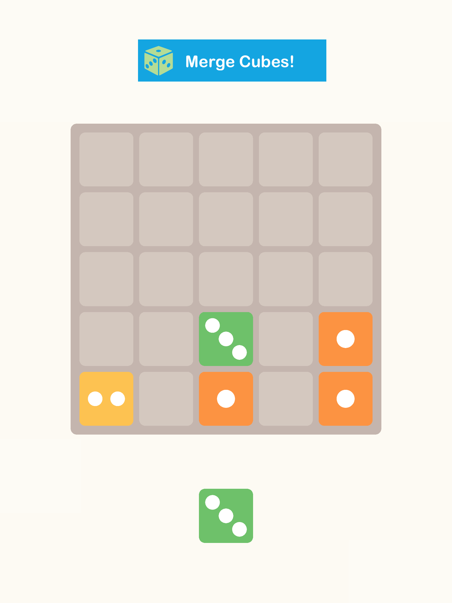 Merged Cube - Swap and Switch Color Stack Dice with 10101010 Grid Blocks Game