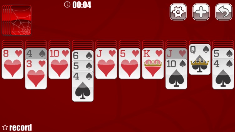 Spider Solitaire 2 Suit Card Game