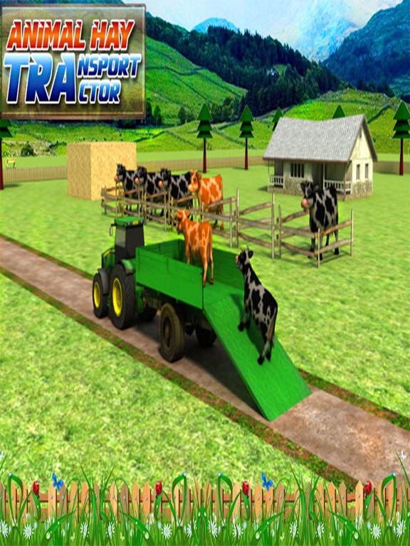 Screenshot #4 pour Tractor: Farm Driver - Free 3D Farming Simulator Game Animal & Hay Transporter Farmer Tractor
