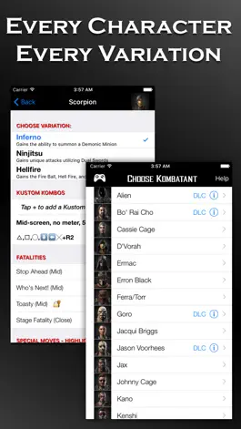 Game screenshot MKXL Pocket Guide - Mortal Kombat XL Edition - Kustom Kombos, Moves, and Finishers for MKX mod apk
