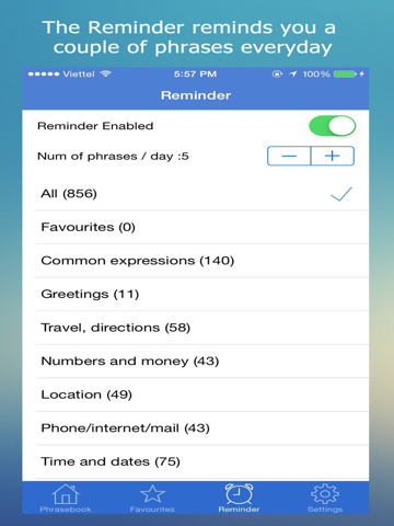 Phrasebook: Learn to Speak English iPad screenshot 4 - Education app