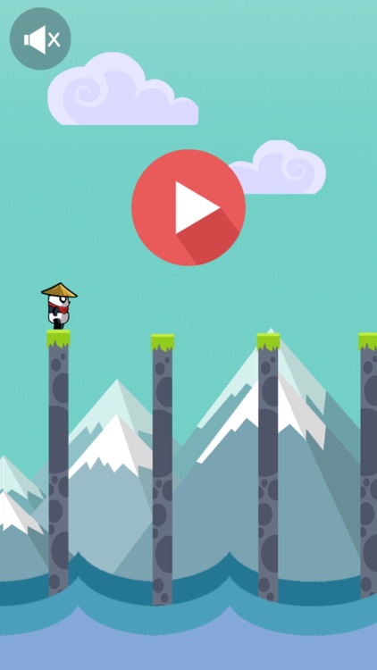 Spring Baby Ninja Panda - Stick Jumpy Hero