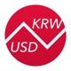 South Korean Won To US Dollars – Currency Converter (KRW to USD) app icon - Utilities app for iPhone