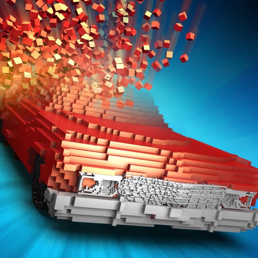 Cars Logo: 3D Pixel Puzzle