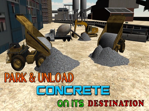 Screenshot #5 pour Béton Pelle Simulator - Actionner la grue et camion dur dans ce jeu de simulation