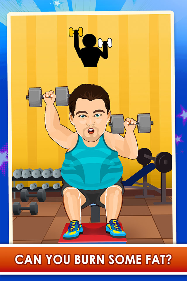 Celebrity Fit Race - running salon and fat jump-ing games