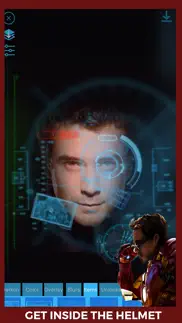 hud - heads up display iron man edition overlay hud over image iphone bildschirmfoto 1