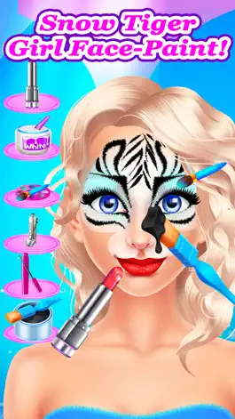 Game screenshot Frozen Face Paint Party - Kids Christmas Games Spa hack
