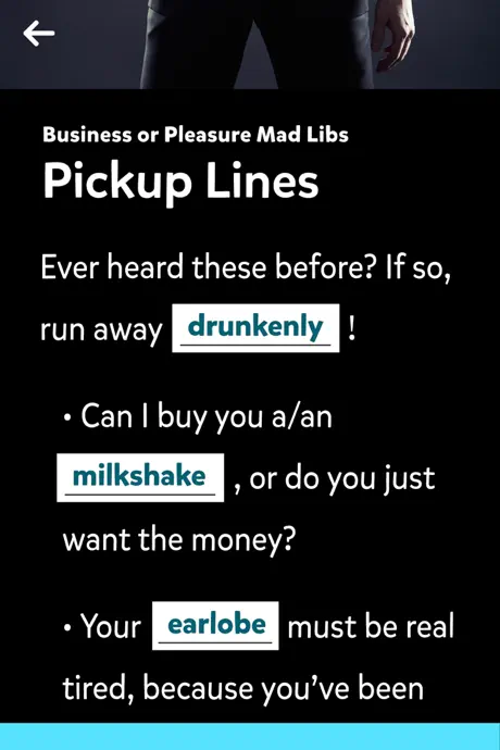 Adult Mad Libs