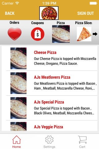 AJ's Pizza screenshot 3