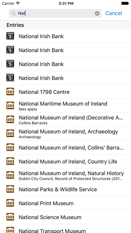 Leisuremap Ireland, Camping, Golf, Swimming, Car parks, and more