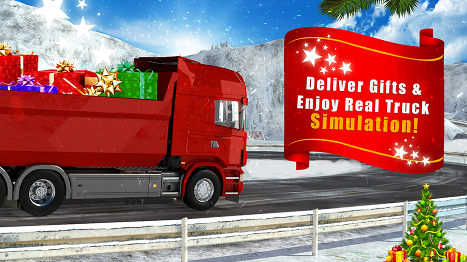 Big truck simulator: Christmas gift - 1.0 - (iOS)