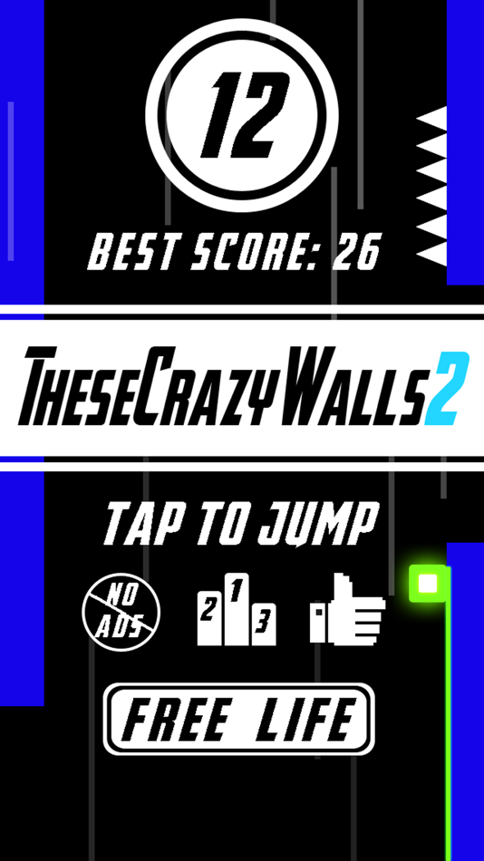 These Crazy Walls 2 -- One Finger Fast Pace Mini Game,More Color,More Fun! - 1.1 - (iOS)