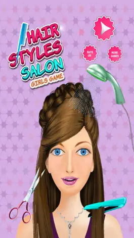 Game screenshot Hair Style Salon - Girls Games apk