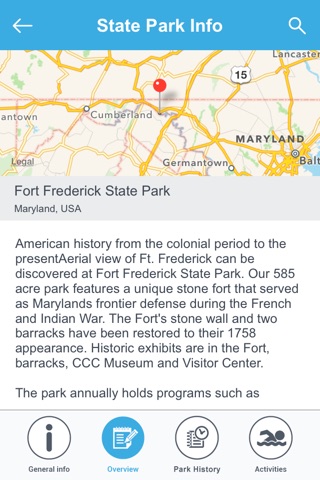 Maryland State Parks & National Parks screenshot 3