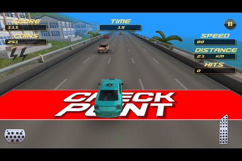 Panic Highway Racer 3D screenshot 2