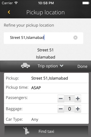 SmartTaxi Customer screenshot 3