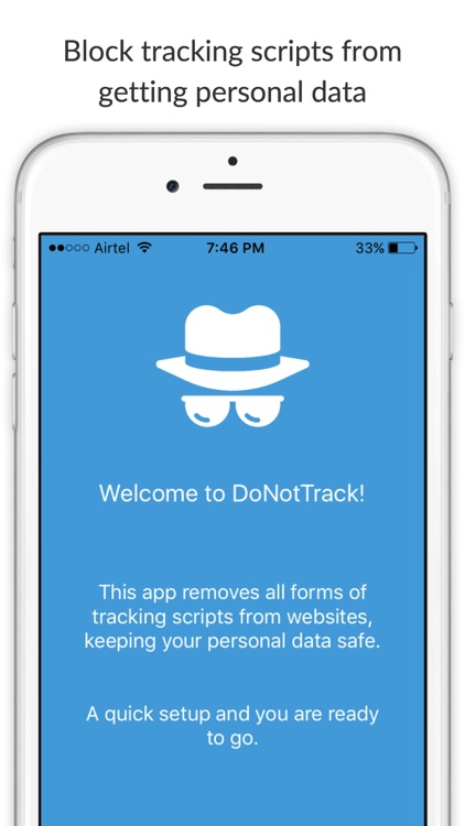 Do Not Track - Block tracking scripts and protect personal data while browsing