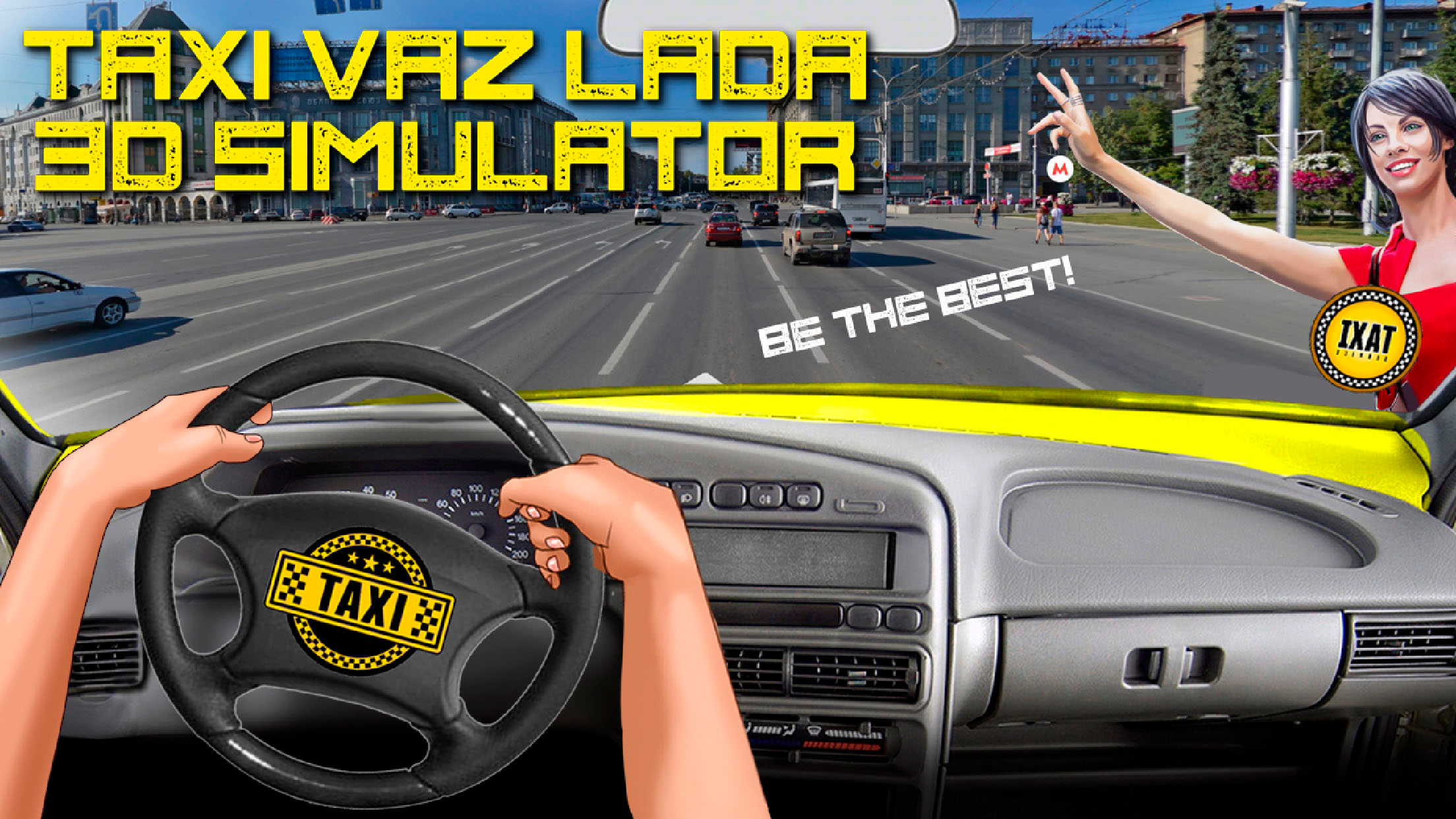 Taxi VAZ LADA 3D Simulator screenshot 2