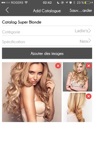 Capture d'écran de Gestion RDV Salon & Barbier sur iPhone 5