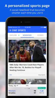 chat sports iphone screenshot 1