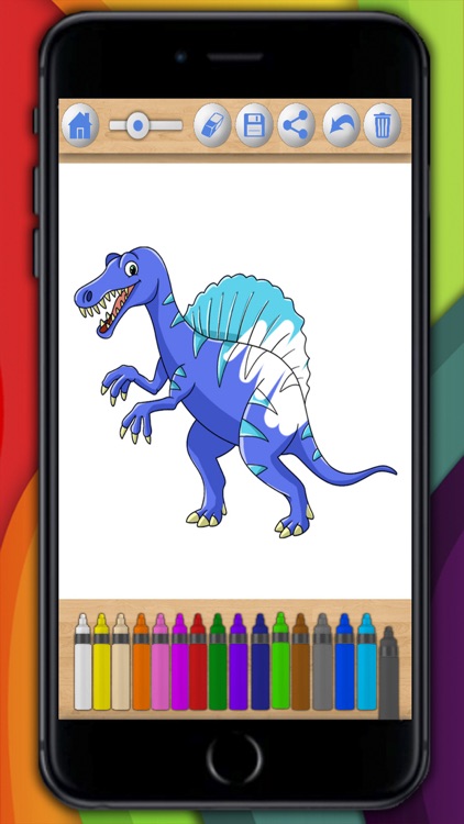 Dinosaurs Coloring book & Paint the Jurassic - Premium screenshot-4