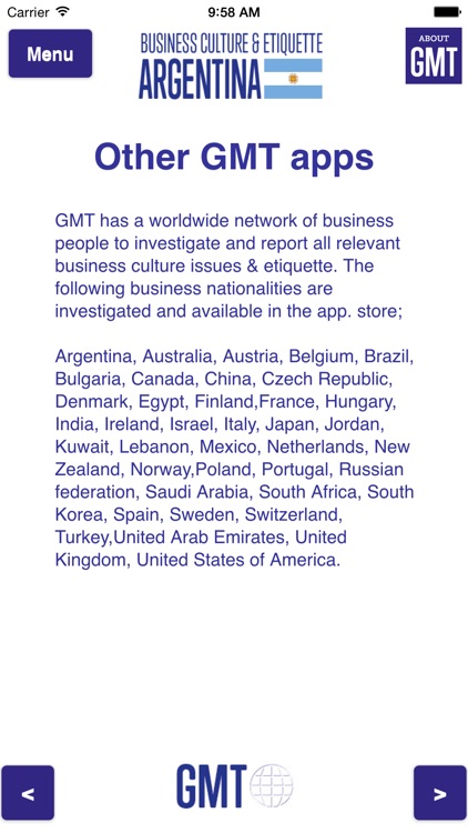 Business culture & etiquette Argentina screenshot-3