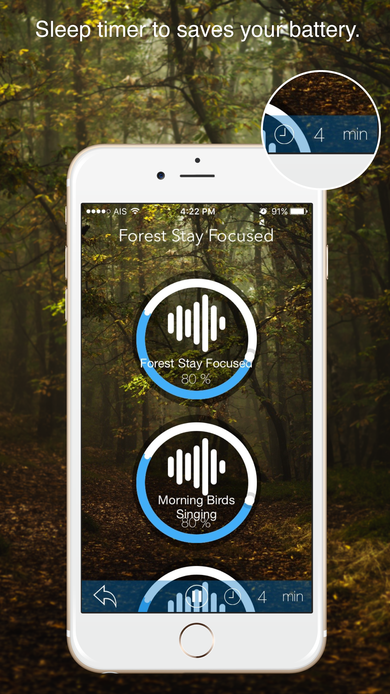 Breathe Get Energy By Calming Music and Nature Sound Mixer