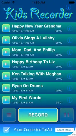 Game screenshot Kids Recorder apk