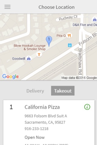 California Pizza screenshot 2