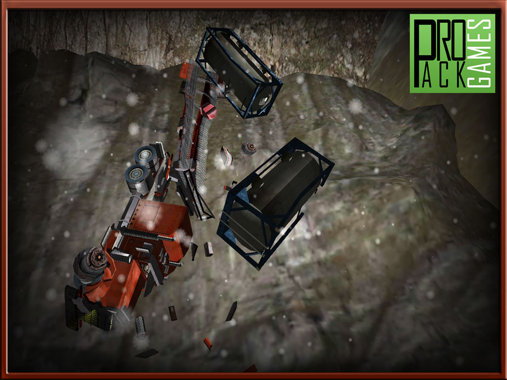 Diesel Truck Driving Simulator - Dodge the traffic on a dangerous mountain highway