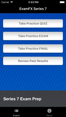 Game screenshot ExamFX Series 7 Exam Prep mod apk