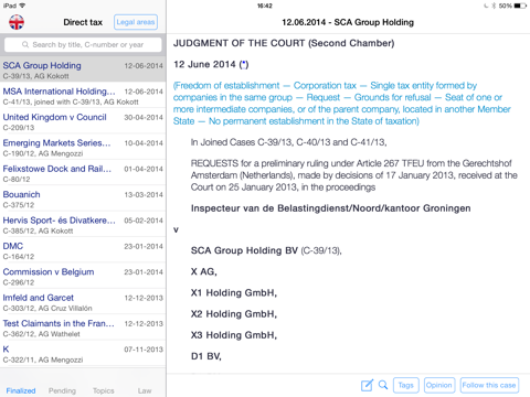Screenshot #4 pour EU Tax Law