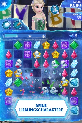 Disney Frozen Free Fall Game screenshot 2