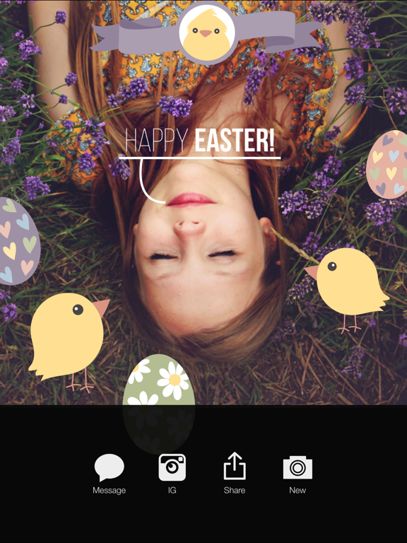 Screenshot #4 pour Happy Easter - Easter Celebration Everyday FREE Photo Stickers