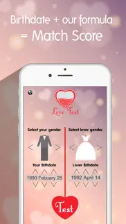 love test to find your partner - hearth tester calculator app iphone screenshot 1