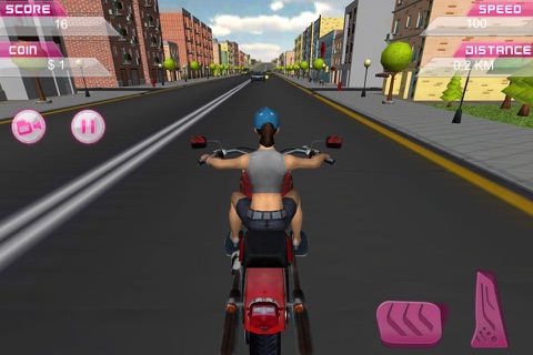 Girl Friend need for Bike Racing screenshot 3