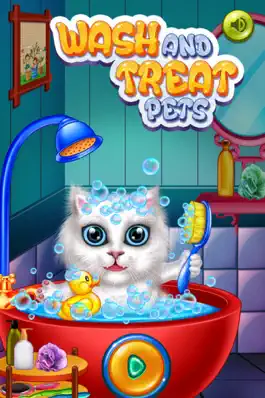 Game screenshot мыть и лечить домашних животных : помочь кошек и щенков ! mod apk