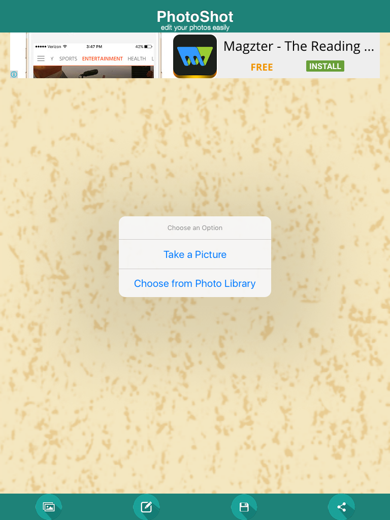 PhotoShot - edit photos and share