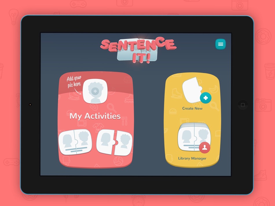 #5. Sentence it! – Play and learn to create sentences, for kids with Autism and other Special Needs (iOS) 由: C.E.T - THE CENTER FOR EDUCATIONAL TECHNOLOGY