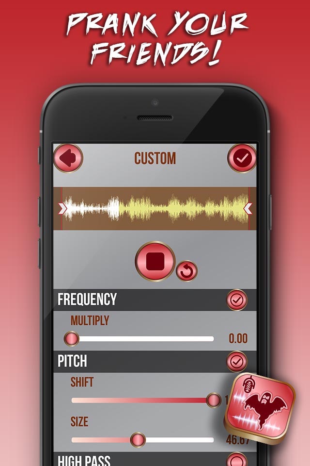 Scary Voice Changer 2016 – Sound Recorder Effect.s screenshot 3
