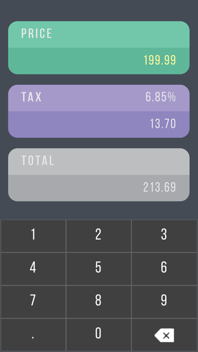 Screenshot #2 pour A Sales Tax Calculator