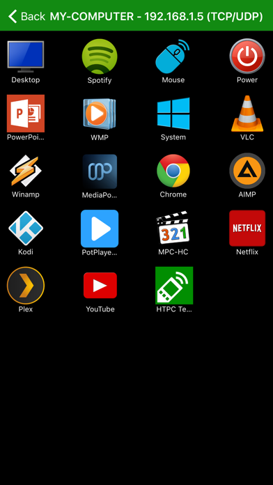 Screenshot #1 pour Vectir PC Remote Control